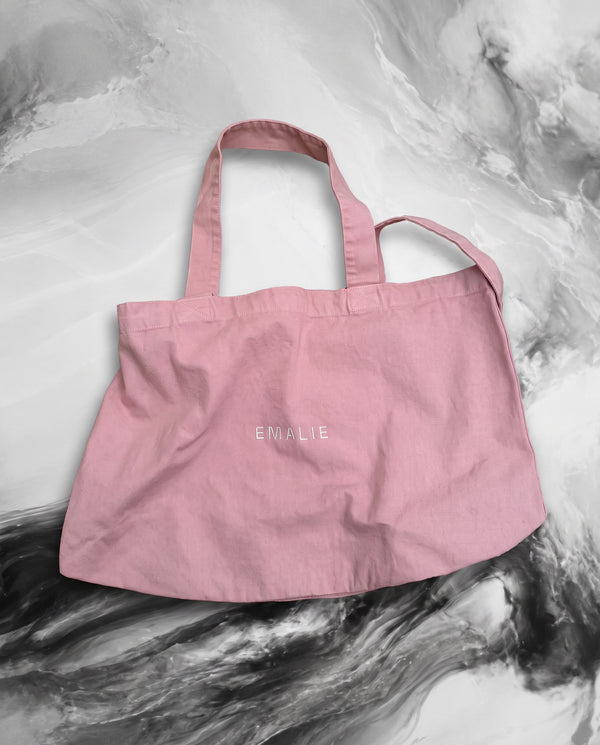 Vintage rosa tote bag